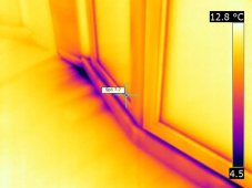 Thermographie infrarouge pour détecter les infiltrations d'air